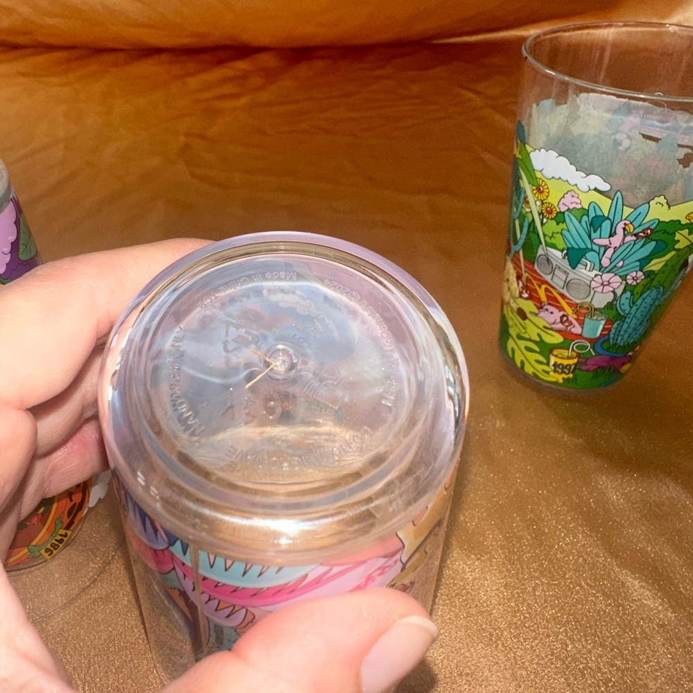 Colorful Illustrated Glass Tumblers Set McDonald’s collection - Picture 13 of 14